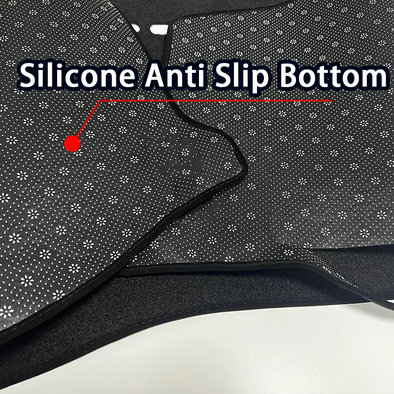 Auto Dashboard Cover Tapijt Dash Mat Voor Peugeot 207 206 Zonnescherm DashMat Anti-Uv Anti-zon Rug Pad Kussen Auto Styling (Kleur : LHD 3