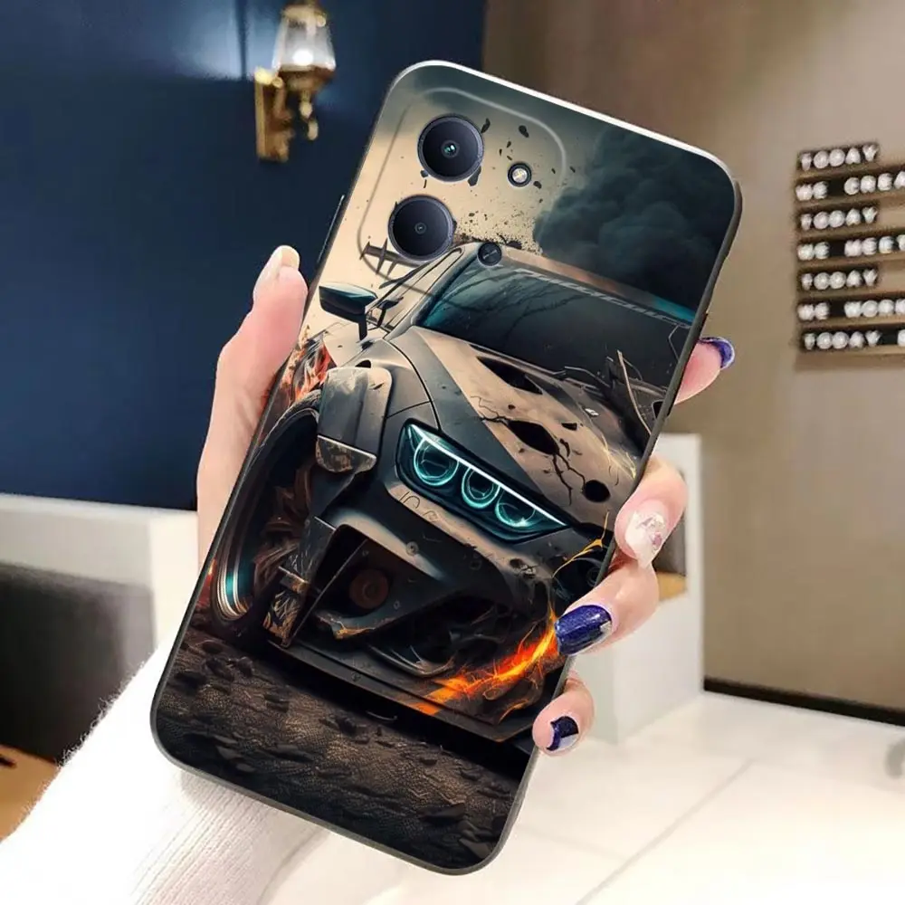 Phone Case with Sports Car Design - Fine View Series