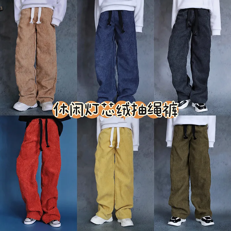 1/3 1/4 Uncle BJD Doll Clothes Fashion Doll with Daily Casual Pants Drawstring Wide-Leg Pants DIY Dress Up Doll Accessory