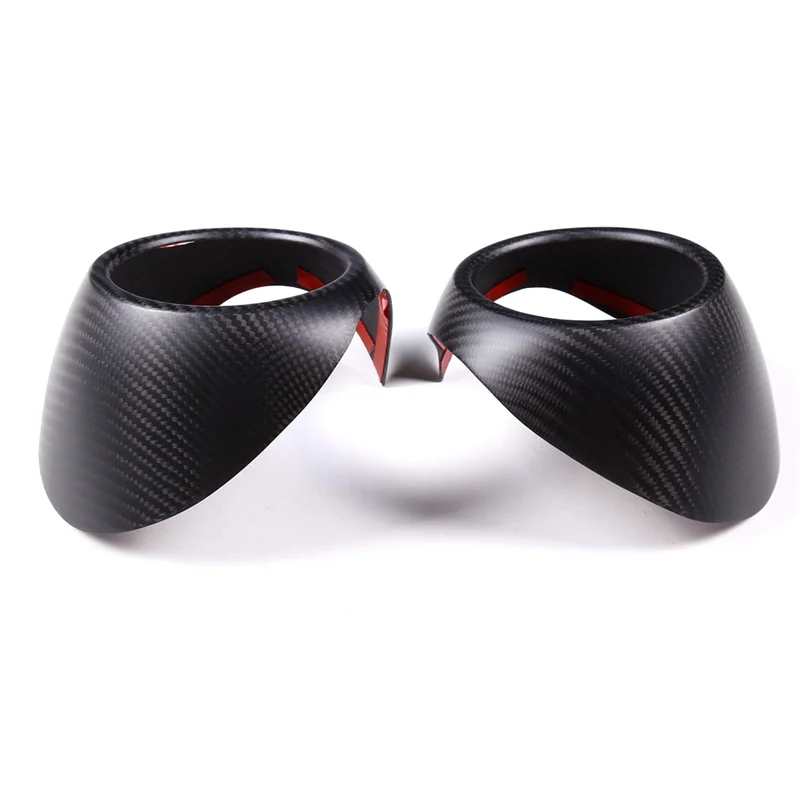 

Car Air Conditioning Outlet Vent Trim Cover Sticker for Subaru BRZ Toyota 86 2022 Real Carbon Fiber Matt