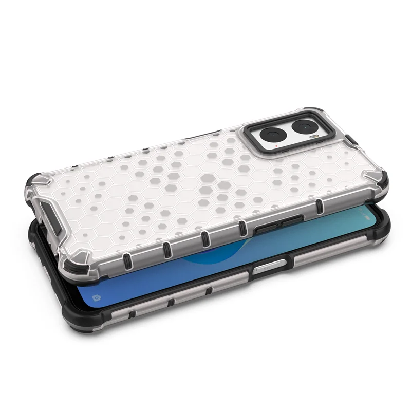 Para OPPO Realme 9 Pro Funda de lujo híbrida a prueba de golpes para Realme 9i 9 Pro + Plus Funda de silicona transparente_voghion.com