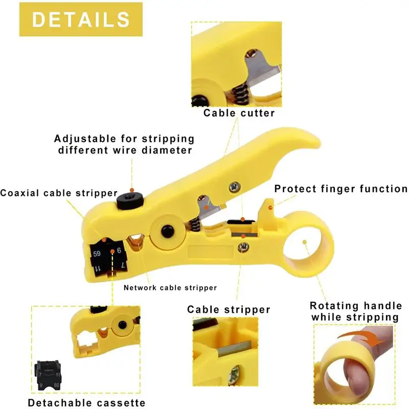Antsig coaxial cable stripping tool best sale