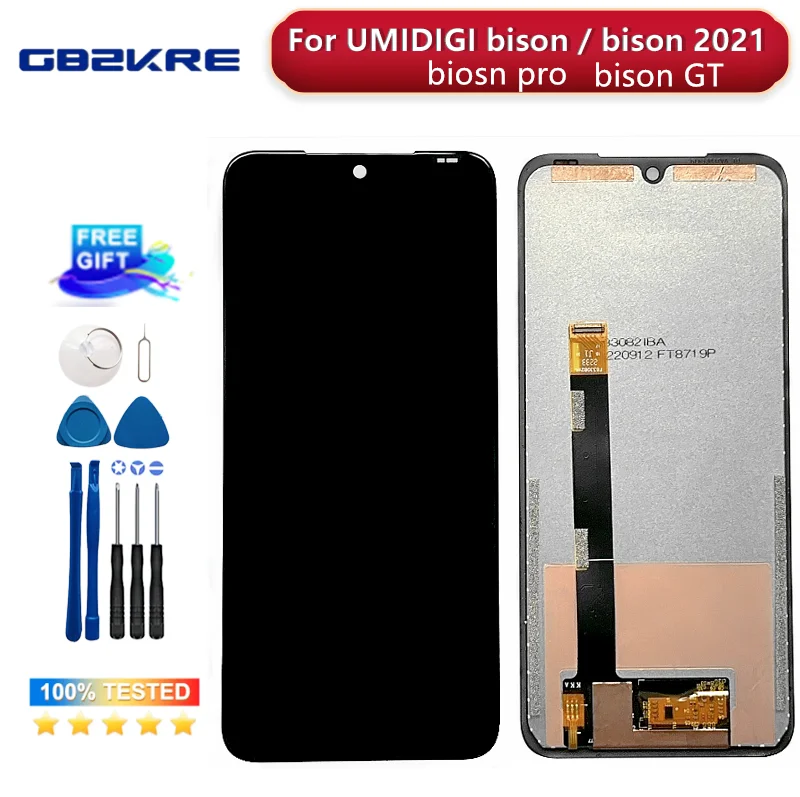 Nový originální 6.3 palec dotek obrazovka 2340X1080 LCD displej pro umidigi bizon bizon GT umidigi bizon pro bizon 2021 bizon 2020phone