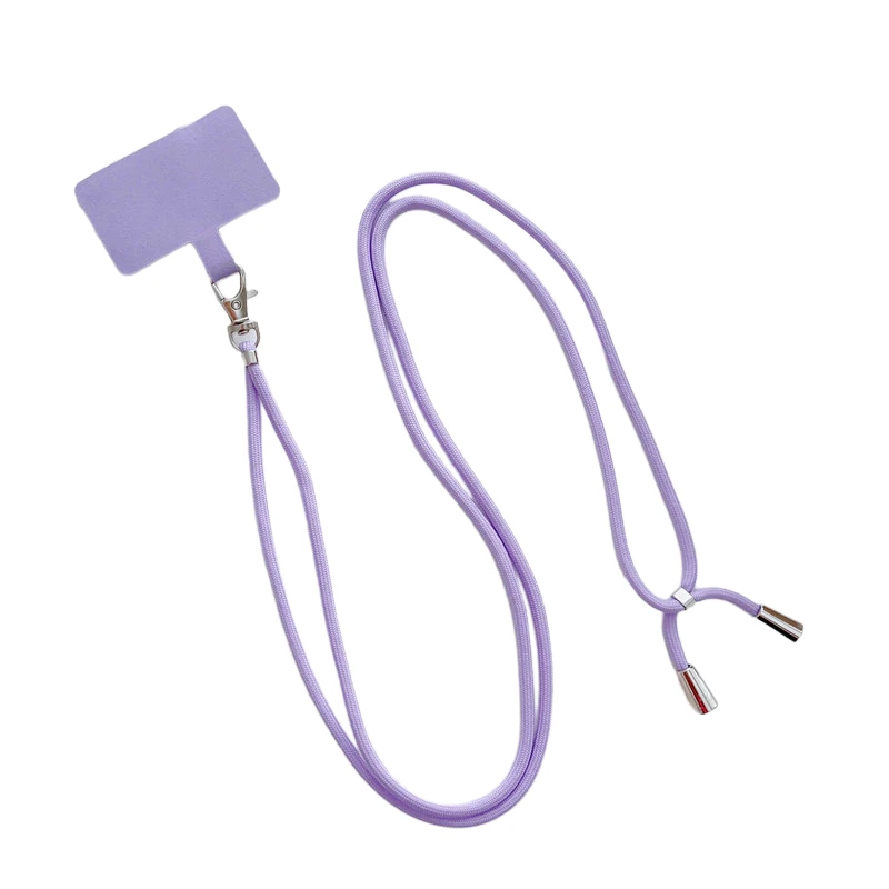 Phone Lanyard Soft Phone Lanyard Strap Patch For All Phone Cases Solid Color Household External Hanging Neck Freeing Hands And Preventing Loss