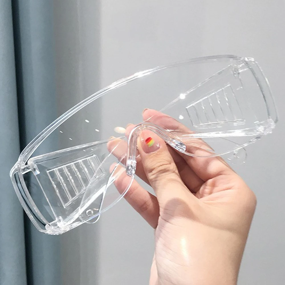 Safety Work Protective Glasses Transparent Windproof Sandproof and Impact-proof Labor Protection Glasses PC Material