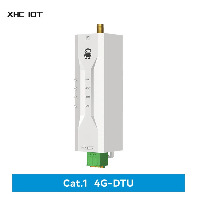 4G Cat1 RS485 Прозрачная передача MQTT Modbus TCP к RTU 2-сторонняя розетка, малогабаритный модем XHCIOT E840-DTU(EC05-485)E