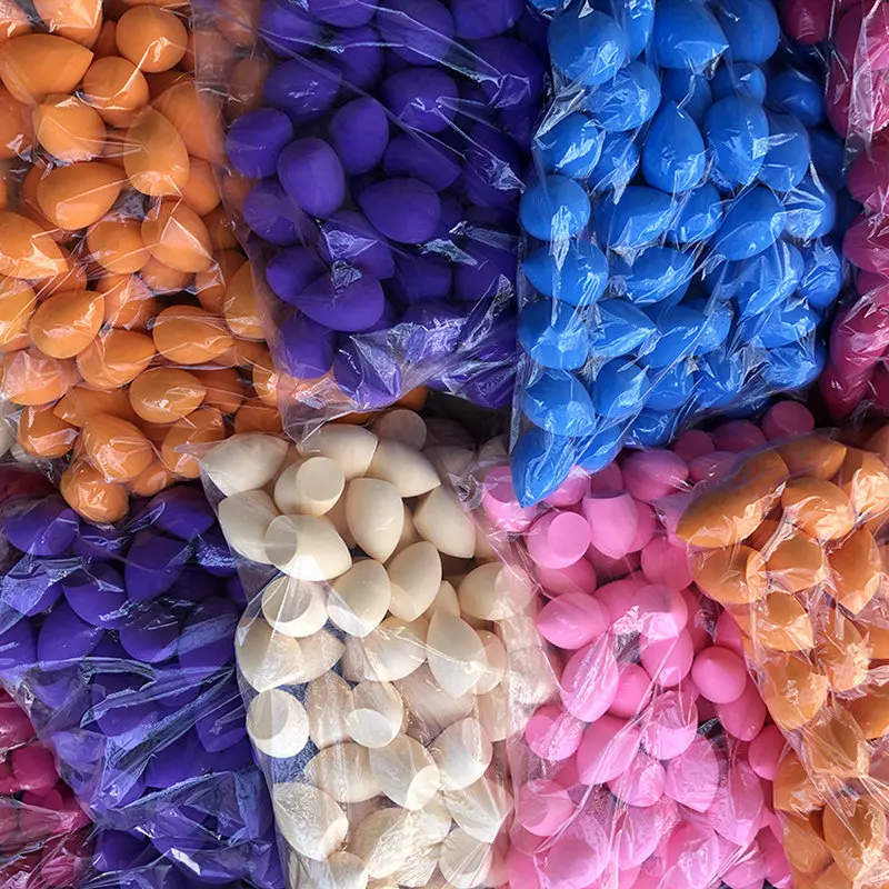 20/50/100Pcs sponge cosmetic puff bulk wholesale Beauty Egg Set Water Drop Puff Makeup Egg Super Soft make up blender wholesale 6