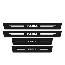 Car Door Sill Protector Sticker Set - 4pcs Premium Vehicle Entry Protection Accents (4Pcs For Fabia)
