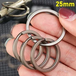 Sleek Titanium Keyring Pendant - Durable & Stylish Key Holder (1pc)
