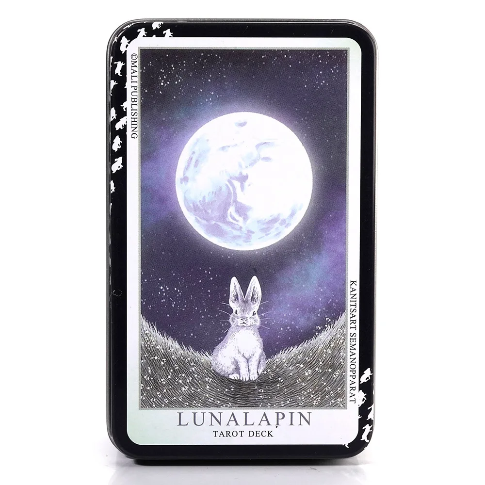 

Lunalapin Tarot Cat Tarot Oracle Divination Game Deck Party Astrology Cards Oracle Cards Game for Women Girl Tarot Cards