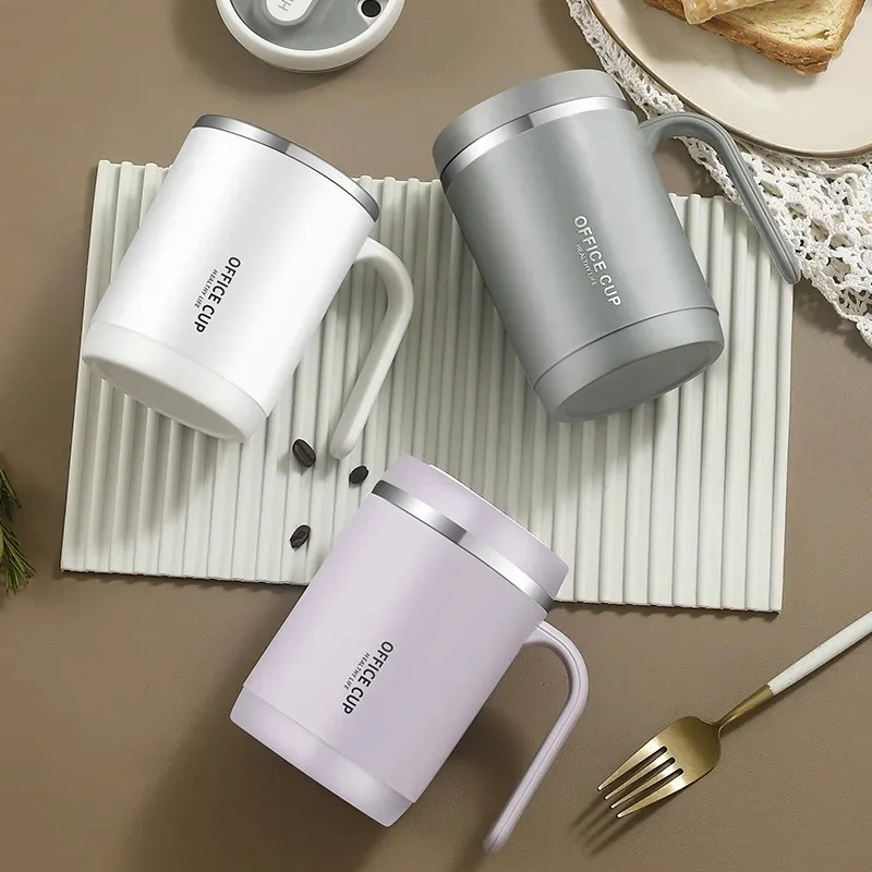 500ML 304stainless Steel Straw Cup with Handle Thermoses Coffee Mug Breakfast Juice Couple Cups Outdoor Sports Office Drinkware 4 S9f0b3df597734e7a99536e8debef1e86W