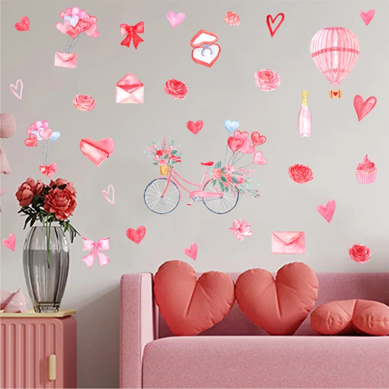 

Valentine's Day Wall Sticker Kids Decal Mural Girl Boy Room Decor Removable