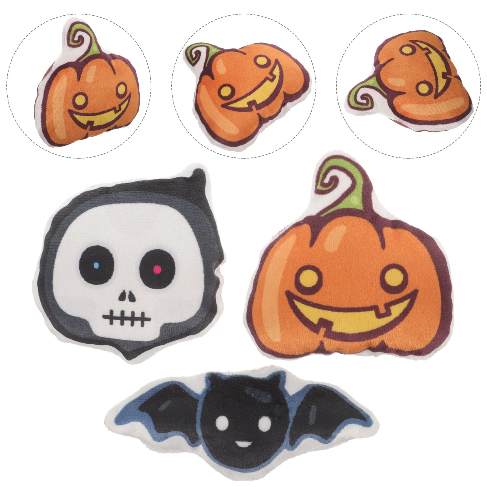 

3pcs Interactive Cat Toy Halloween Theme Cat Kitten Indoor Chew Plaything