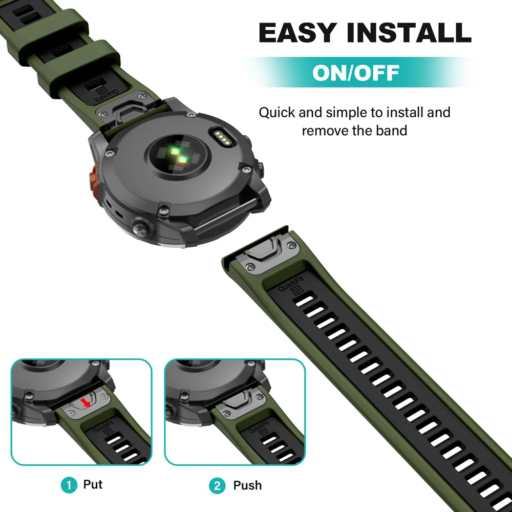 Official Quickfit Sport Silicone Strap - Soft Bracelet