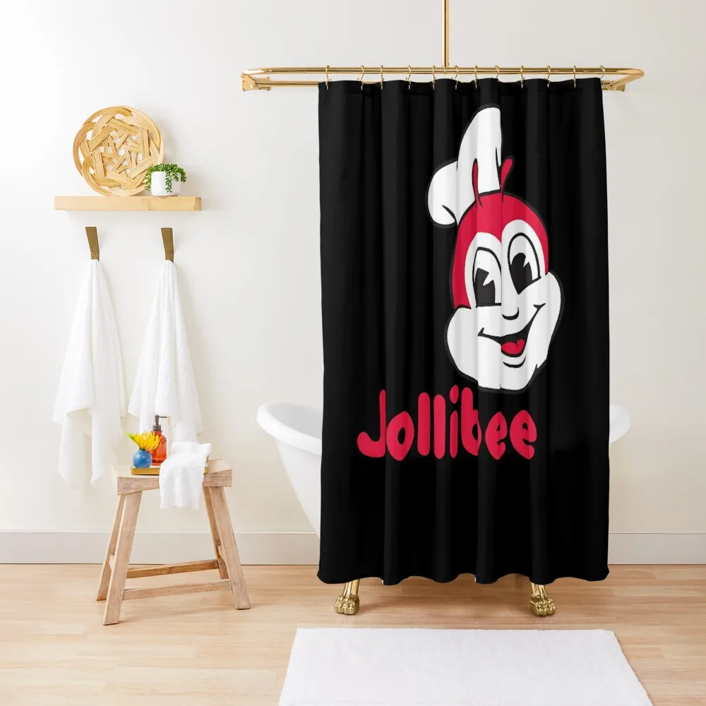 

Jollibee For Fans Shower Curtain Waterproof Shower Bathroom Deco Bathroom Showers Anti-Mold Waterproof Shower Curtain