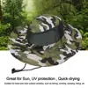 Outdoor Breathable Mesh Camouflage Bucket Hat Sun Protection Hunting Fishing Hiking Cap 4