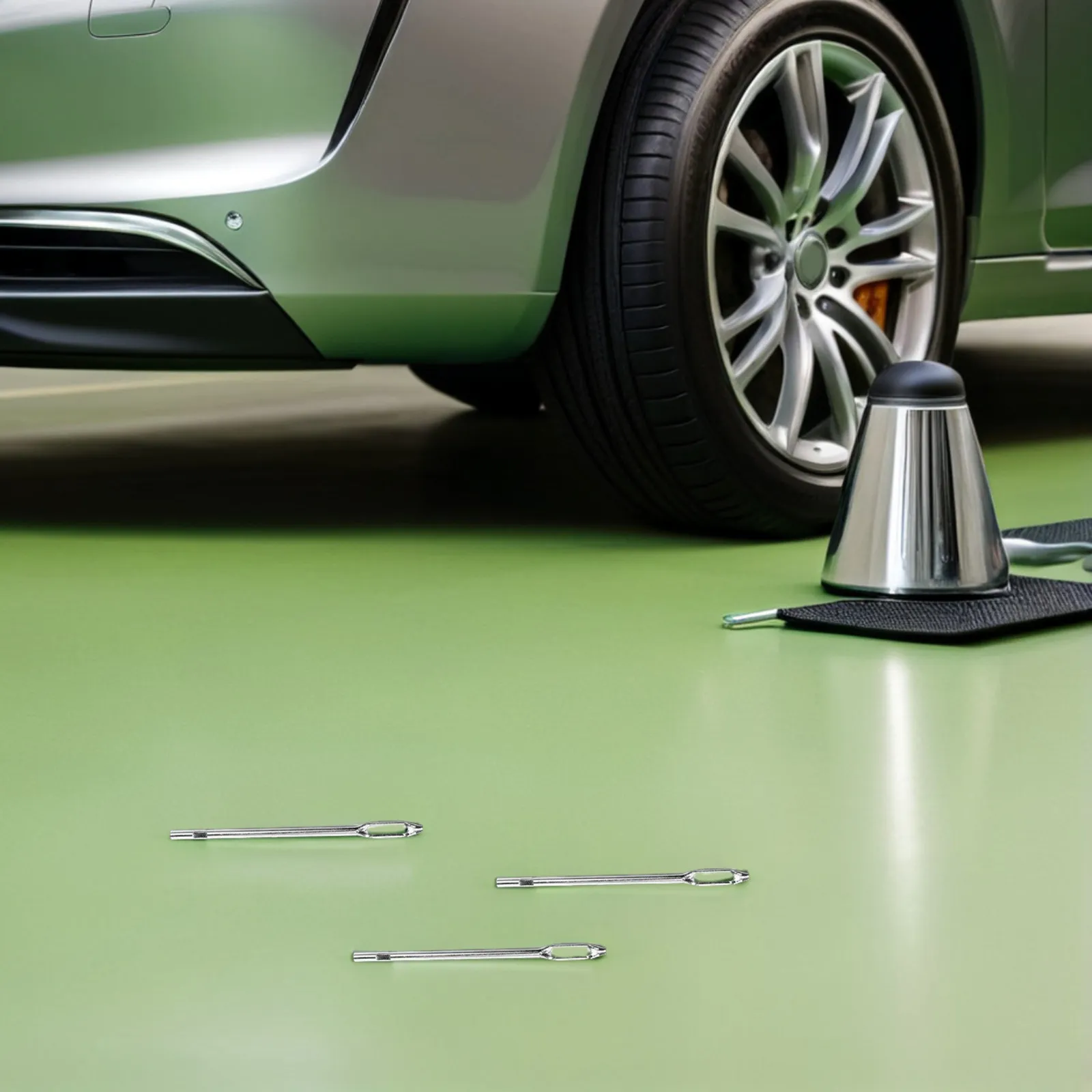 5종 타이어 수리 도구 세트, 고강도 니들 플러그 키트, 자동차, 트럭, 오토바이, 차량 수리용 비상 타이어 수리 액세서리