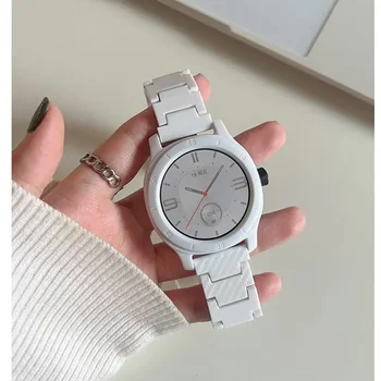 20 22mm Carbon Fiber Strap For Samsung Galaxy 4 5/Classic 46mm/Active 2 40mm/44mm Gear S3 Bracelet Huawei Watch GT/2e/3/Pro Band