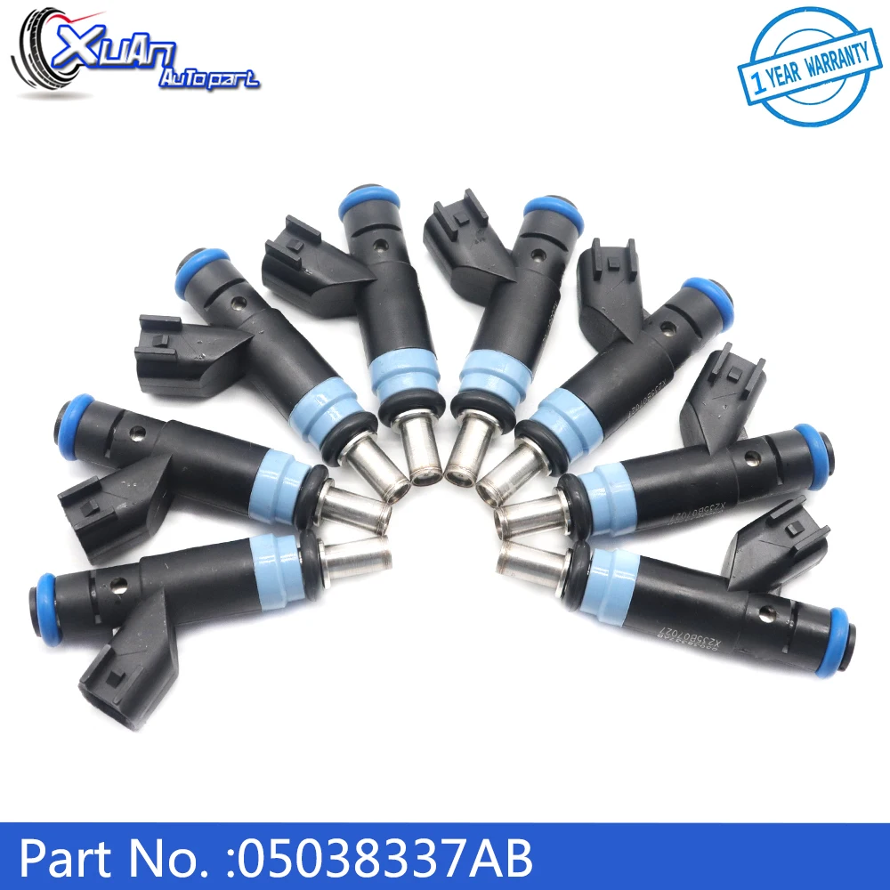 

Топливная форсунка XUAN 05038337AB для Chrysler 300 Jeep Grand Cherokee Dodge Charger 6.4L V8 2012-2014 5038337AB RL038337AB