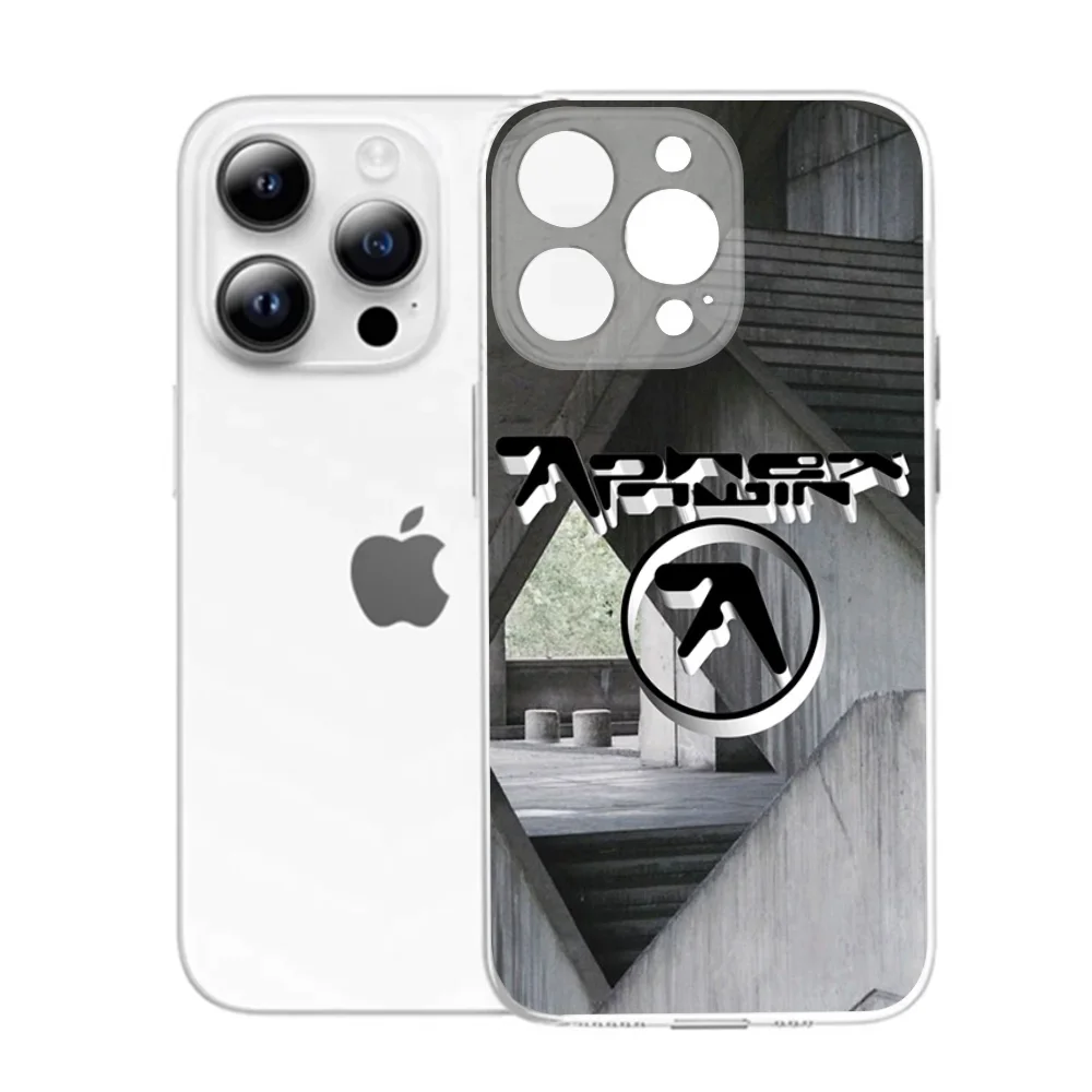 Aphex Twin Logo Transparent Silicone Soft Phone Case