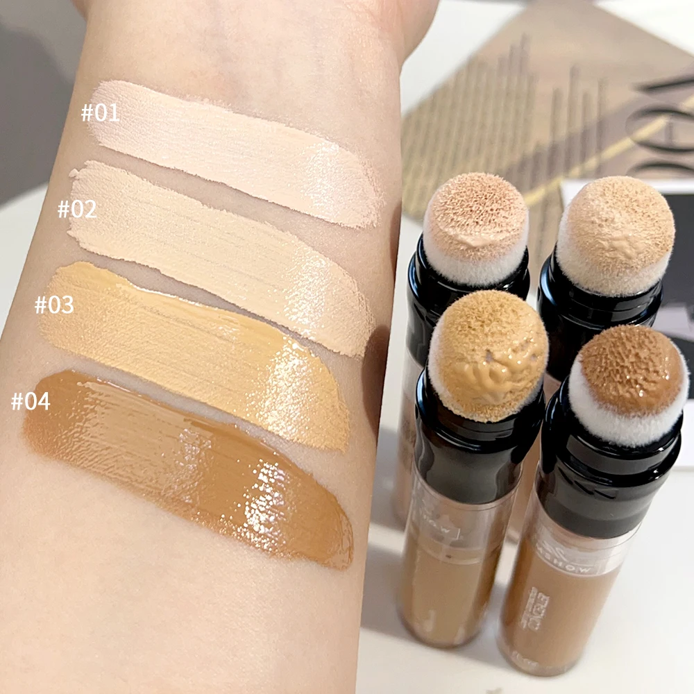 Liquid Concealer Stick Foundation Cream Lasting Moisturizing Full Coverage Acne Dark Circle Natural Matte Concealer Cream Makeup 6