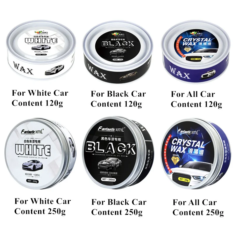 Car Polish Car Wax Crystal Set Hard Glossy Wax Layer Covering Paint Surface Coating Formula Waterproof Film 120g / 250g