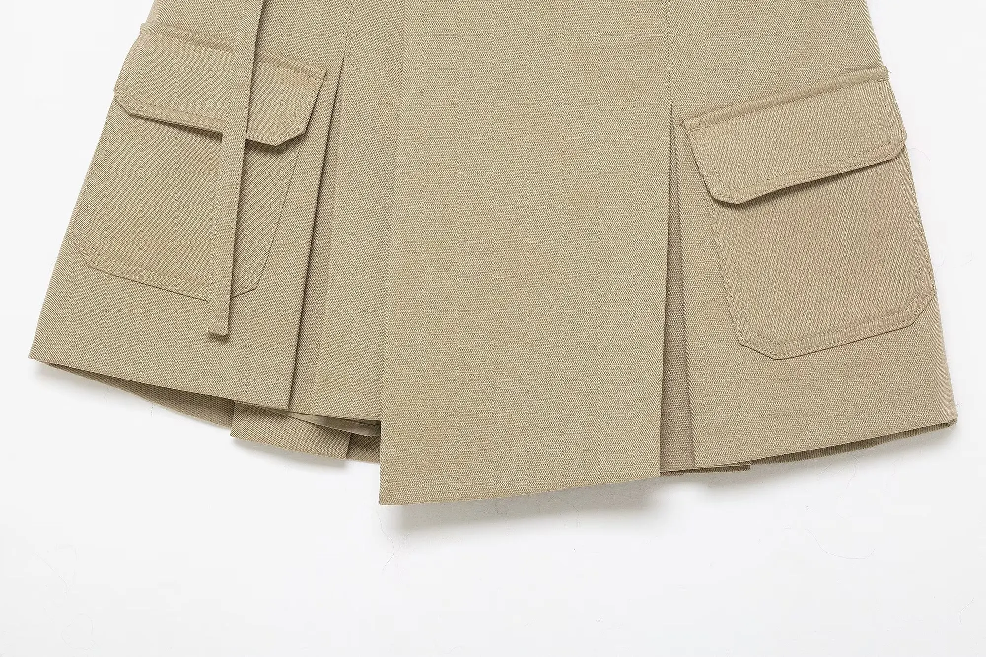 KONDALA Trendige lässige Overalls-Shorts für Damen, Khaki-Taschen, Schnür-Culottes, 2026, Frühlingsmode, Urlaub, Pendeln, Cargo-Shorts – Detail 7