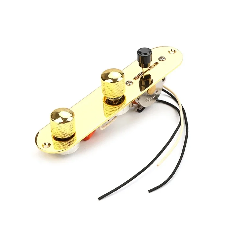 

Prewired Guitar Control Plate 3 Way Loaded Control Plate with Knob for Electric Guitar Playing Parts