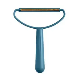Eco-Friendly Lint and Pet Hair Remover - Multipurpose Fabric Shaver and Cleaning Tool (Blue)