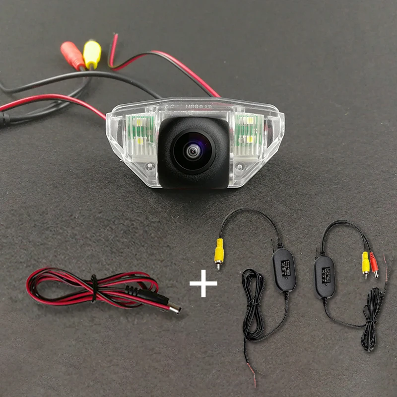 Honda CRV Fit Crosstour Odessey 2007 2008 2009 2010 Fisheye 4 8 12 Led 동적 무선 자동차 CCD 야간 투시경 후면 카메라