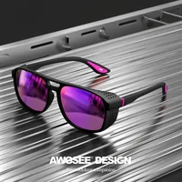 Профессиональные спортивные солнцезащитные очки - поляризационные ветрозащитные UV400 для езды на велосипеде, бега, любителей активного отдыха UV400 — изображение 2