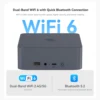 Beelink EQi12 1220P 12450H 12650H Mini PC LPDDR5 24GB 500GB SSD WiFi6 BT5.2 Desktop MINI PC Gamer Computer VS SER5 Pro 5800H 5