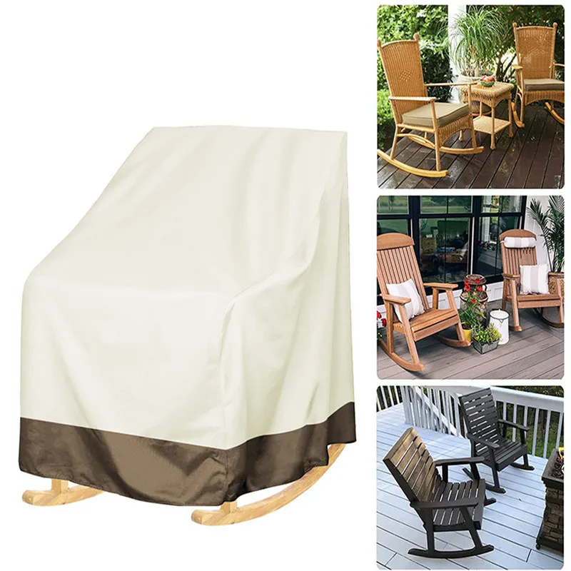 

Outdoor Chair Dust Cover Garden Furniture Storage Bag Waterproof Protector Breathable Oxford Cloth Sofa Cover Home Organizer