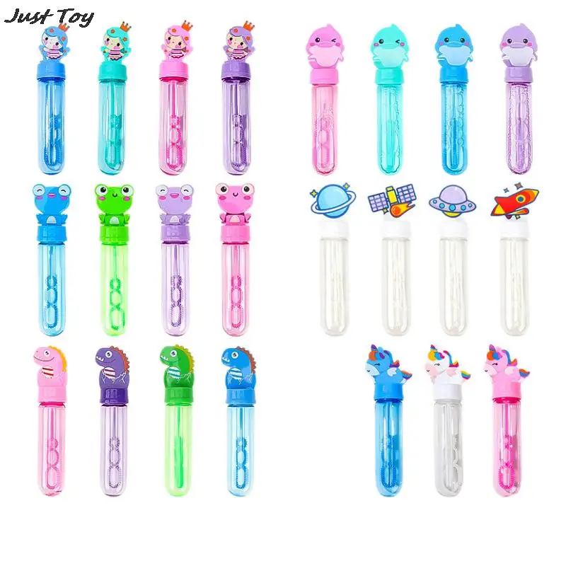 

2PCS Cute Bubble Wand Toys For Kids Cartoon Animal Shaped Bubble Stick Baby Toy Out Door Play Props