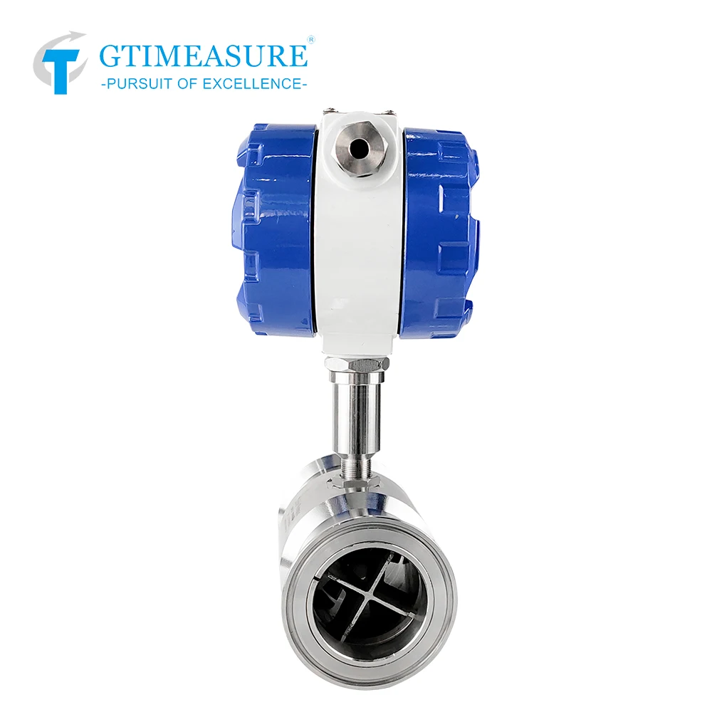 Digital Water Flow Meter For Liquid Milk Gasoline Pulse 4-20mA RS485 Output Alarm Function