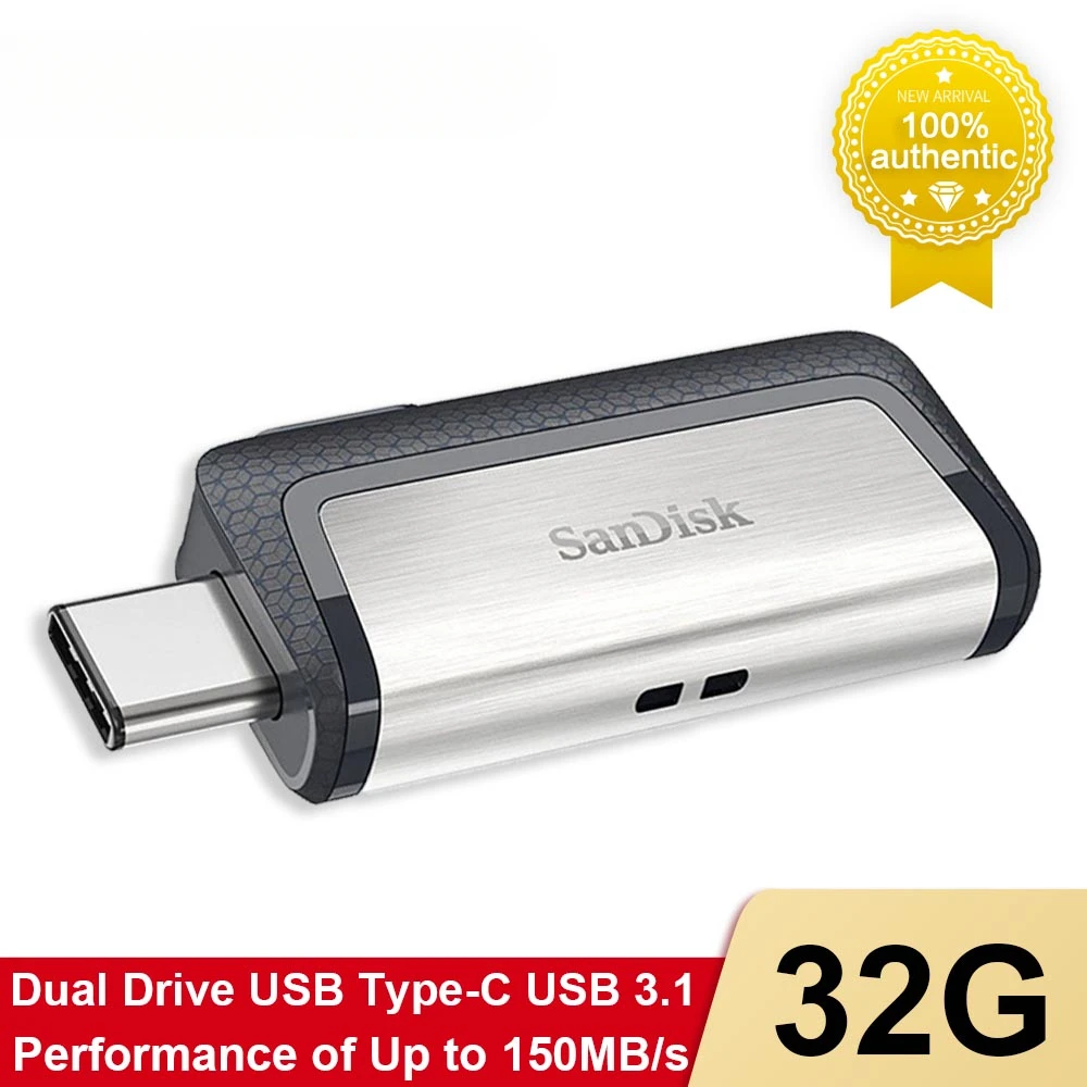 SanDisk 32GB 64GB 128GB 256GB OTG USB3.1 TYPE-C Flash Pen Drive