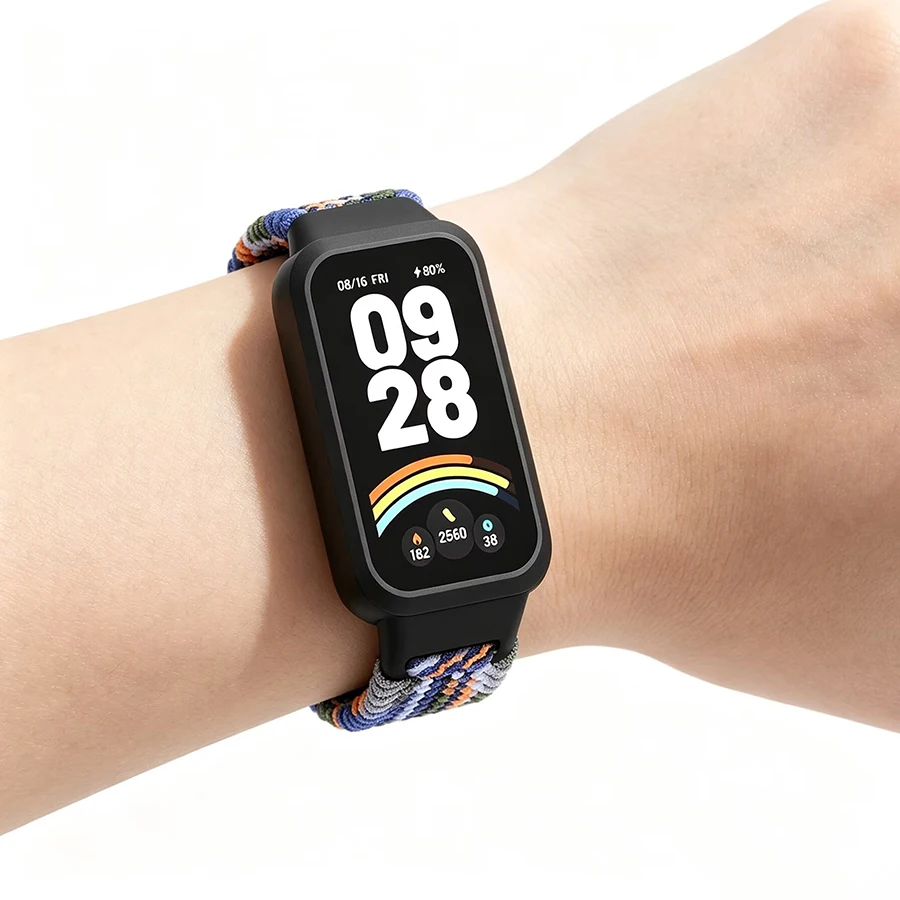 Magnetic Buckle Case with Nylon Braided Strap - Sport Bracelet and Protective Cover Combo
