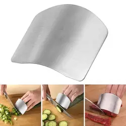 Stainless Steel Finger Guard Safety Vegetable Cutter Hand Guard Tool Kitchen Cut Finger Protector Tool Kitchen Gadget