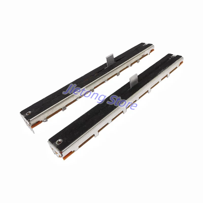Linear Potentiometer 1pc 128mm Mixer Fader B10K Single Channel B103 Sliding Potentiometer Length 12.8cm Stroke 100mm Handle 8mm