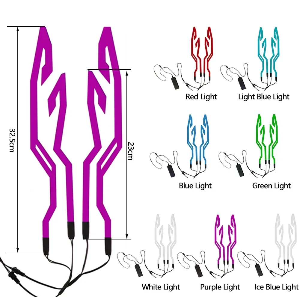 Waterproof LED Motorcycle Helmet Light Accessory