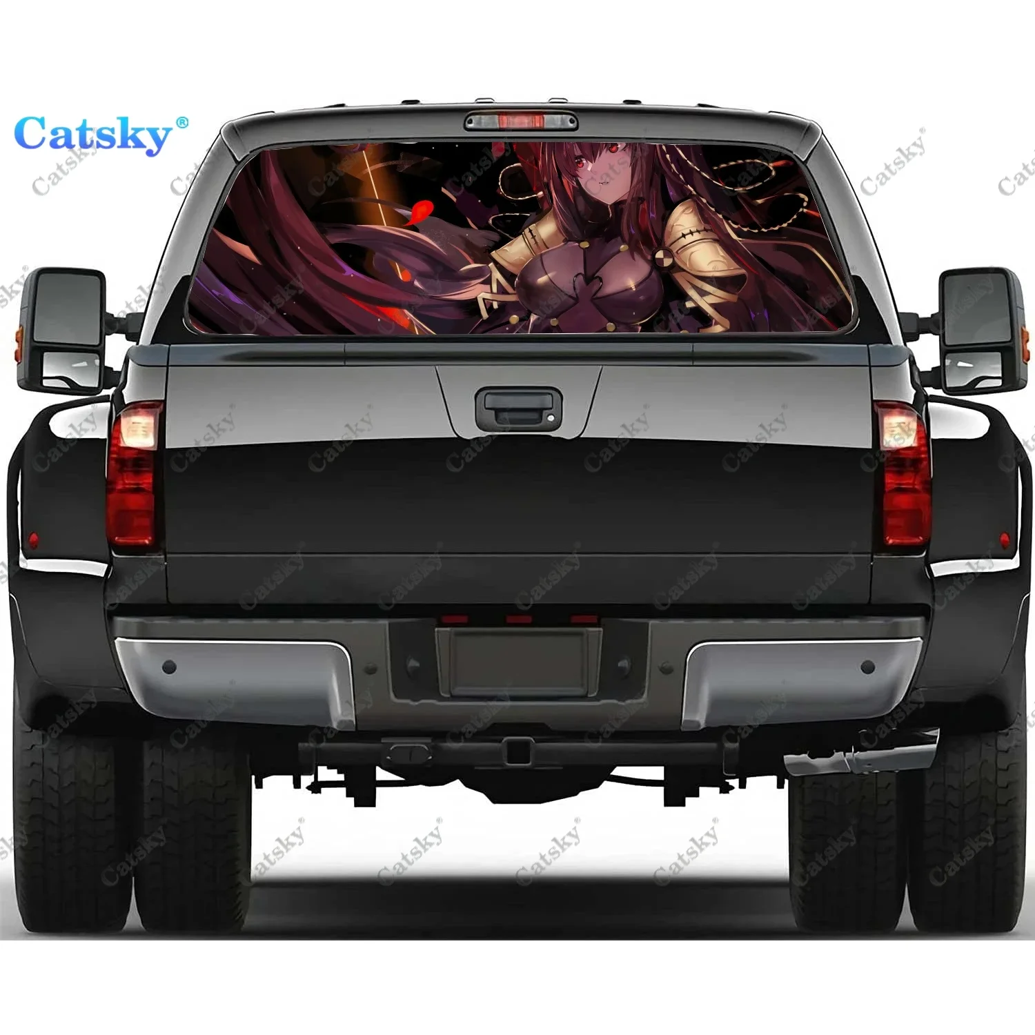 

Fate Grand Order Car Window Stickers Vinyl Translucent Graphic Accessories Truck Paint Film Cars Decals