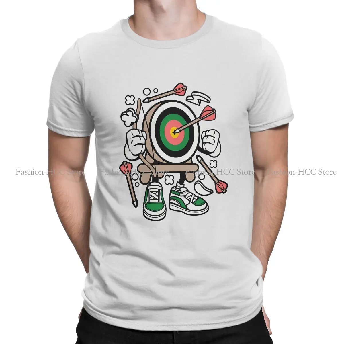 

Archery Sports Polyester TShirt for Men Archery Target Humor Leisure Sweatshirts T Shirt High Quality Trendy