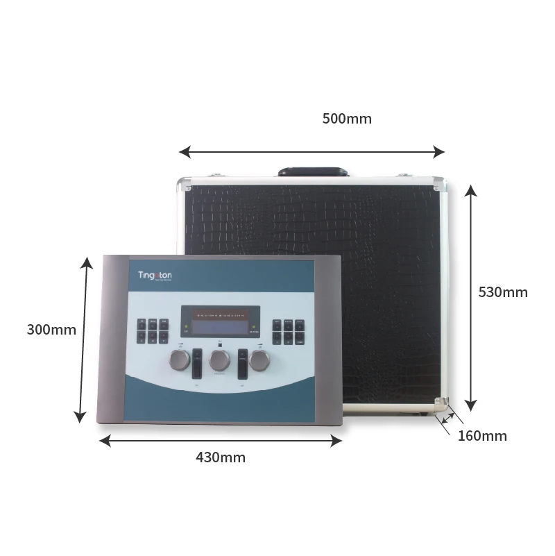 Portable LCD Audiometer Digital Diagnostic Medical Pure Tone Audiometer for Hearing Test Adult Hearing Screening Instrument 3