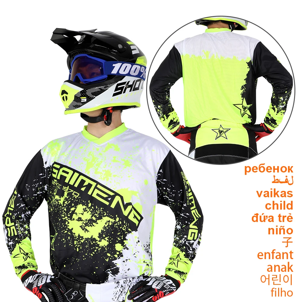 2022    ̽  Mtb ũν Ŭ   Enduro Maillot Hombre DH BMX  ,  