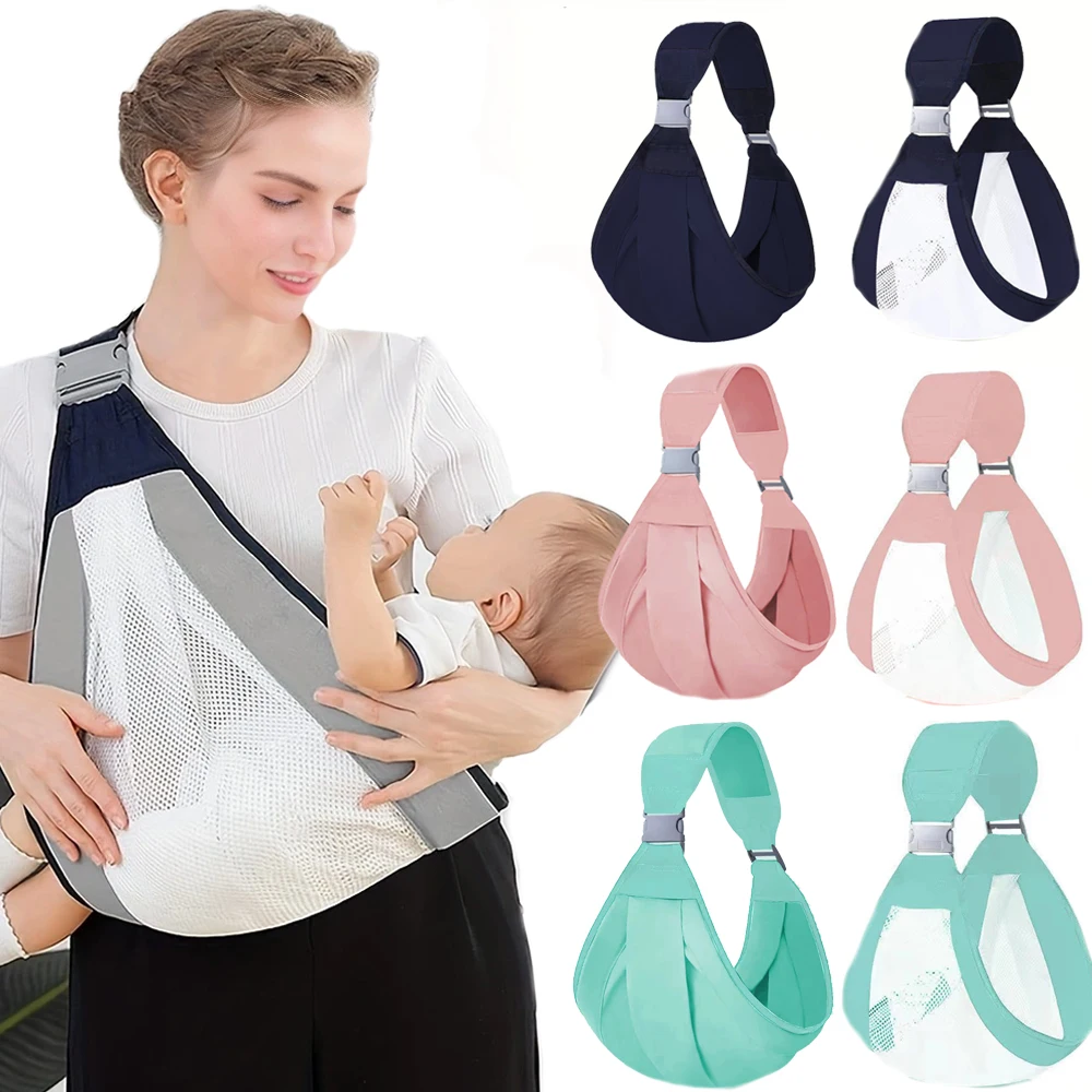 

Baby Carrier,Babies Holder Carrier,Portable Breathable Wrap Child Slings with Adjustable Widen Shoulder Straps Lightweight