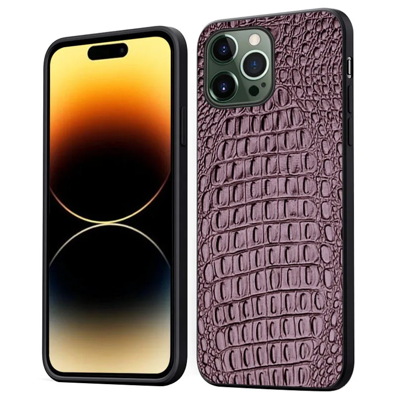 New Luxury Genuine Cow Stick Leather Cover Magnetica Custodia Per Cellulare Per Apple Iphone 14 Iphone14 Pro Max Plus Custodie Funda