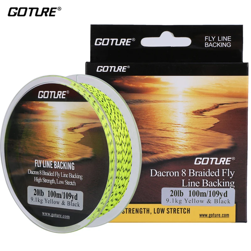Goture Fly Line 8Weaves 100M 20LB 30LB Upgrade Strong Braided Fishing ...