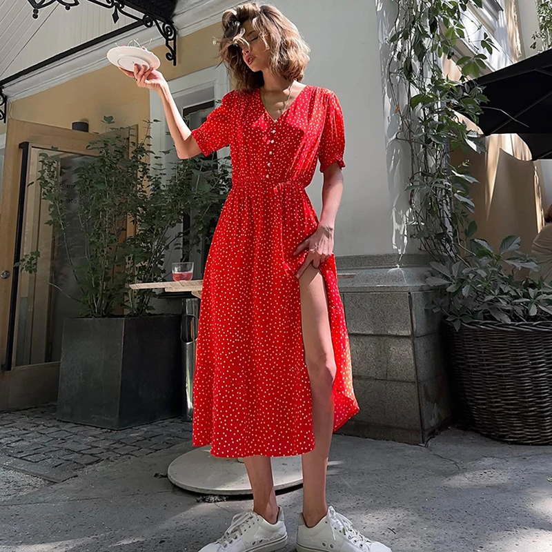 red short casual dresses Sky Light Drawstring Bust Mini Dress Red