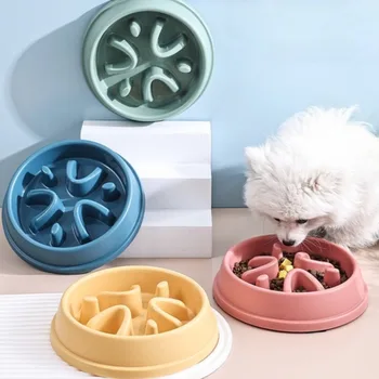 Plastic Slow Feeder Dog Bowl 1