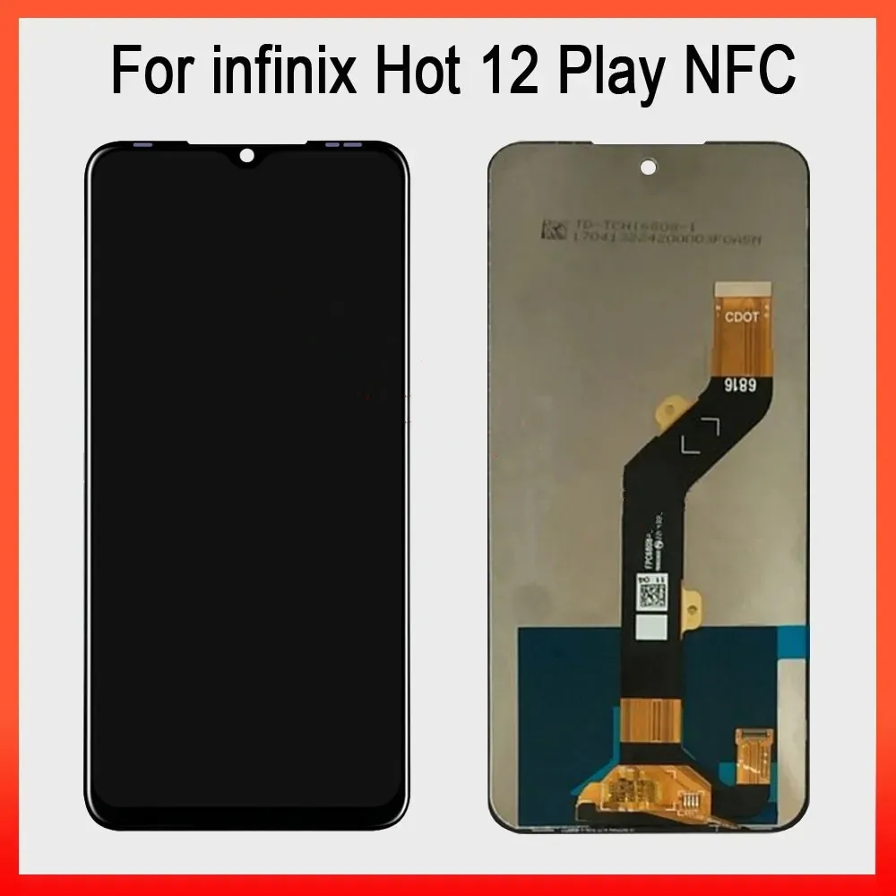 100% ׽Ʈ LCD ÷, ġ ũ Ÿ , Infinix Hot 12 Play, X6816, X6816C